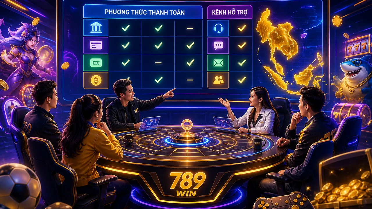 Chọn kênh giao dịch phù hợp: đánh giá phương thức thanh toán và hỗ trợ 789win
